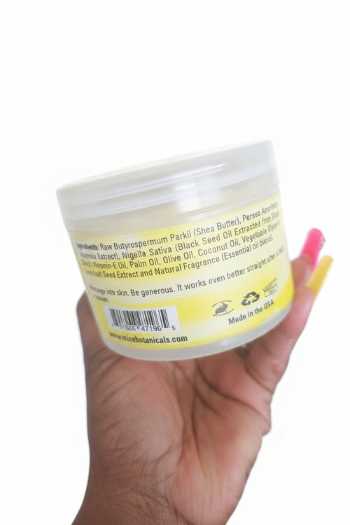 Organic Whipped Shea Butter – Healing, Protecting & Moisturizing (8 oz)